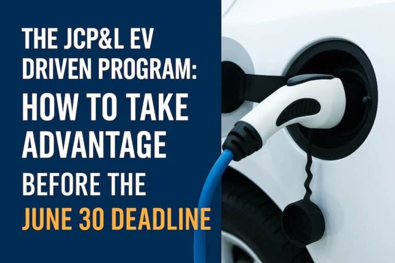 The JCP&L EV Driven Program: How to Take Advantage Before the June 30 ...